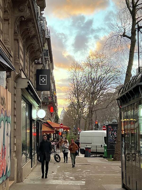 Paris Street Scene - Art Print